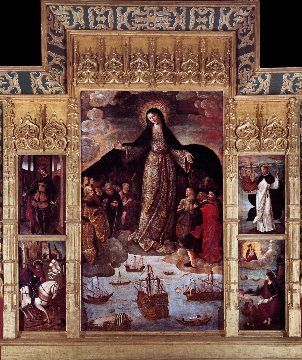 A hajósok szűze, 1505-36 alkotó: Alejo Fernandez