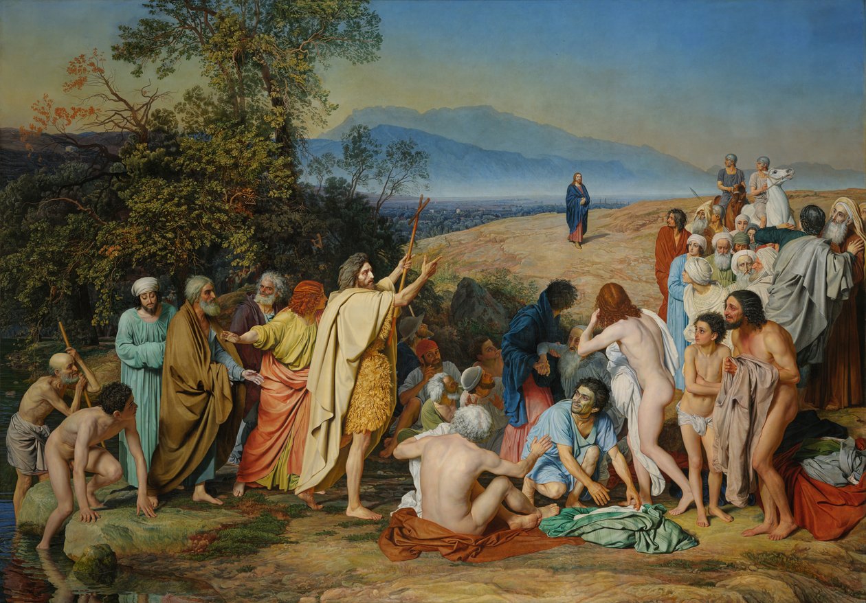 Krisztus megjelenése az embereknél (A Messiás jelenése) alkotó: Aleksander Ivanov