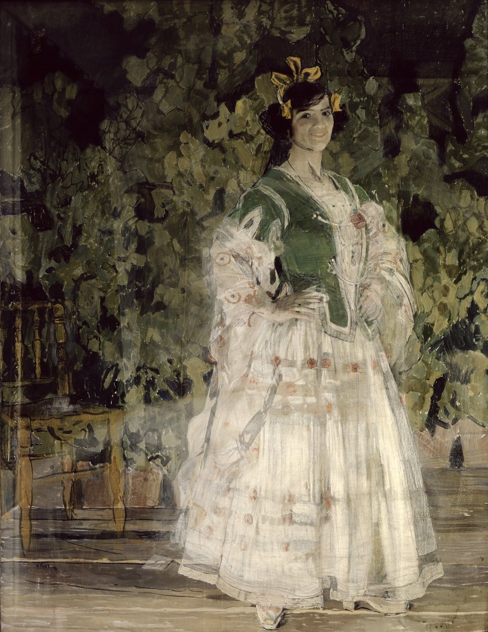 Maria Kusnetsova-Benois portréja Carmen szerepében, 1908 (tempera és pasztell, vászon) alkotó: Aleksandr Jakovlevic Golovin