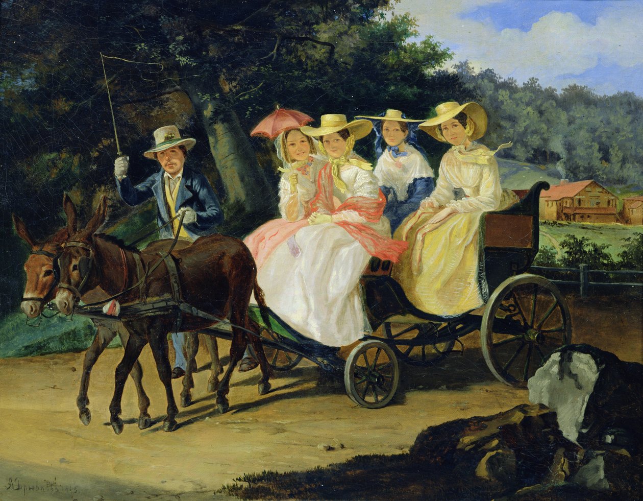 A Run, 1845-46 alkotó: Aleksandr Pavlovich Bryullov