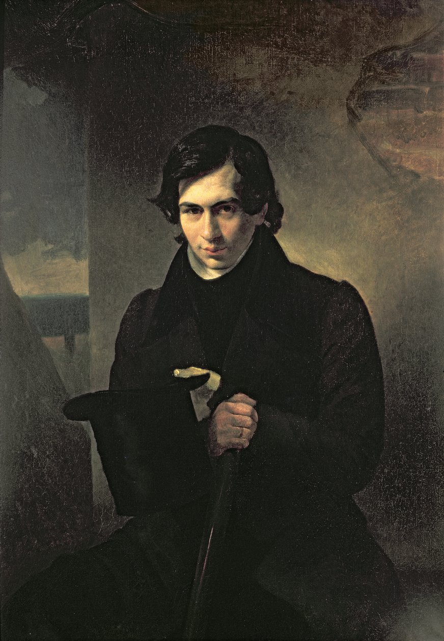 Nesztor Kukolnik orosz író (1809-1868) portréja, 1836 alkotó: Aleksandr Pavlovich Bryullov