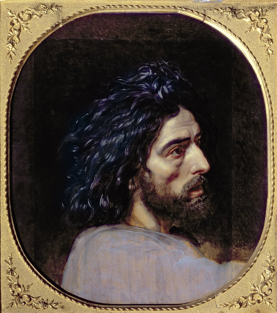 Keresztelő János feje, „Krisztus megjelenése a nép előtt” tanulmány (olaj, papír) alkotó: Aleksandr Andreevich Ivanov