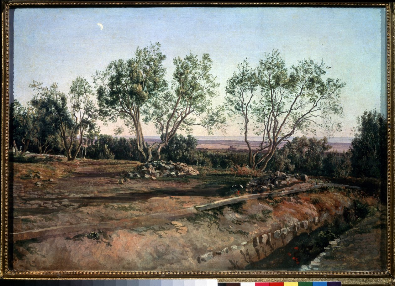 "Olajfák az Albano temető közelében" Alekszandr Ivanov (1806-1858) festménye, 1845 Állami Tretyakov Galéria, Moszkva alkotó: Aleksandr Andreevich Ivanov