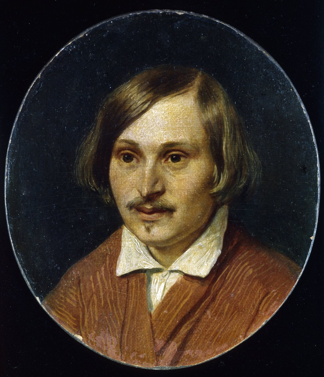 Nicolas Gogol (1809-1852) író portréja (Nikolaj Gogol szerző portréja). Alekszandr Andrejevics Ivanov (1806-1858) festménye, olaj, vászon alkotó: Aleksandr Andreevich Ivanov