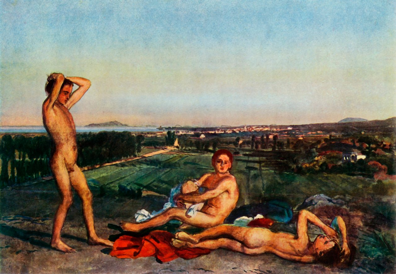 A Nápolyi-öböl tengerpartján, 1830-as évek, 1965. alkotó: Aleksandr Ivanov
