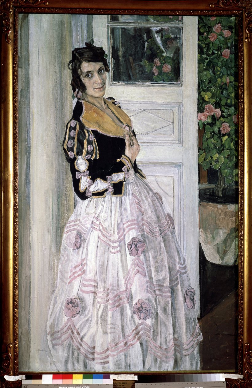 "Fiatal spanyol nő az erkélyen" Alekszandr Jakovlevics Golovin (Alexander Golovin) festménye (1863-1930) 1911 Állami Orosz Múzeum, Szentpétervár alkotó: Aleksandr Jakovlevic Golovin