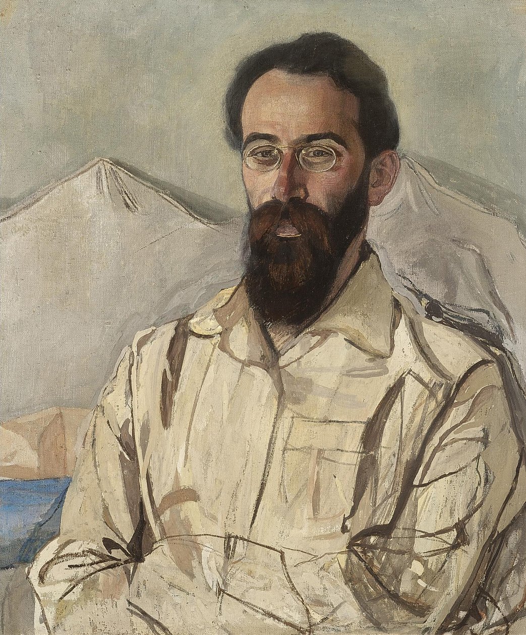 Friedrich Eduardovich Krimmer portréja 1888-1963, 1919 alkotó: Aleksandr Jakovlevic Golovin