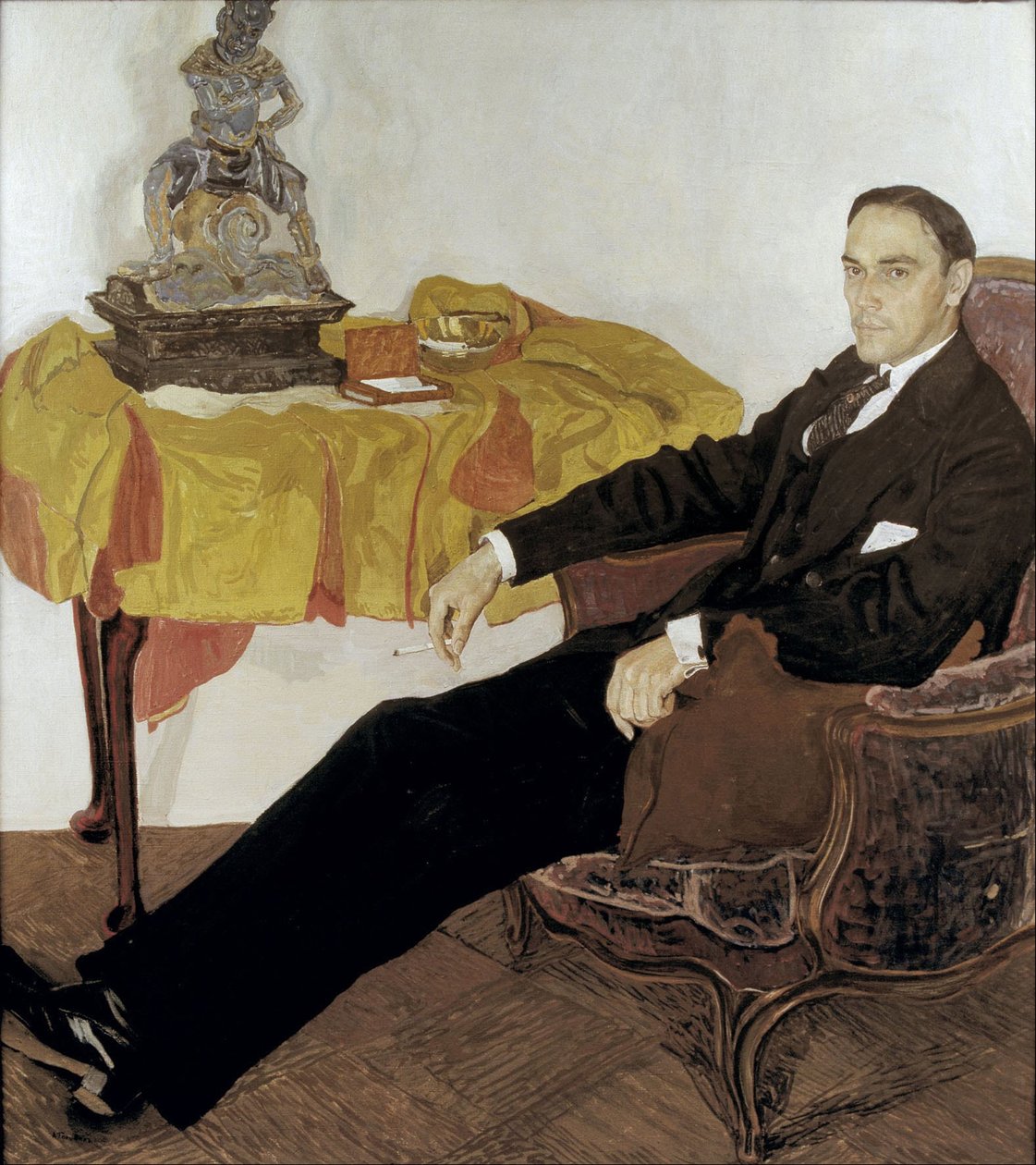 Mihail Ivanovics Terescsenko portréja 1886-1956, 1911-1914 alkotó: Aleksandr Jakovlevic Golovin