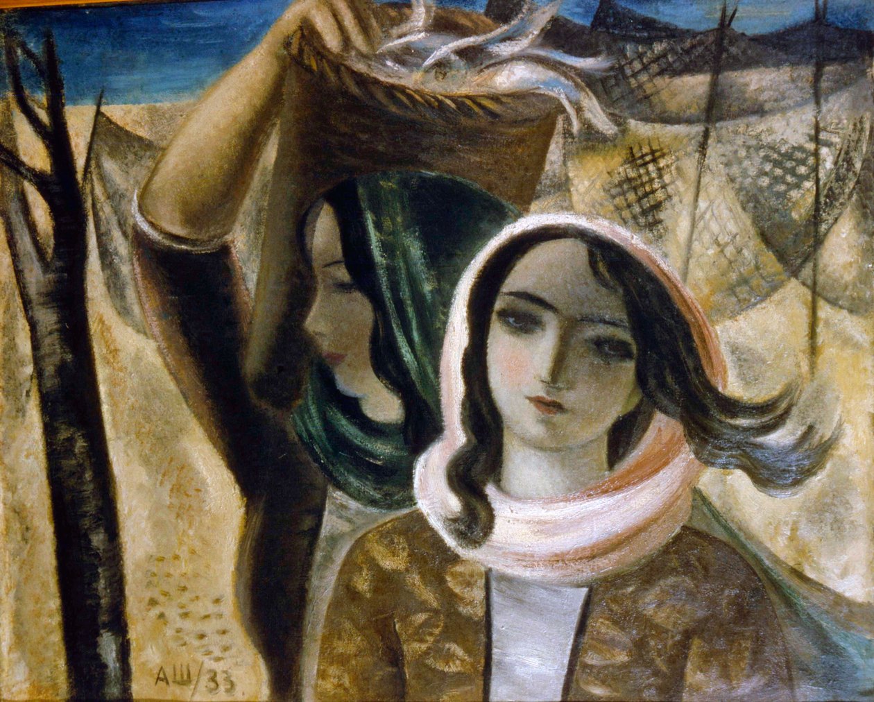 „Halásznők”, 1933. alkotó: Aleksandr Shevchenko