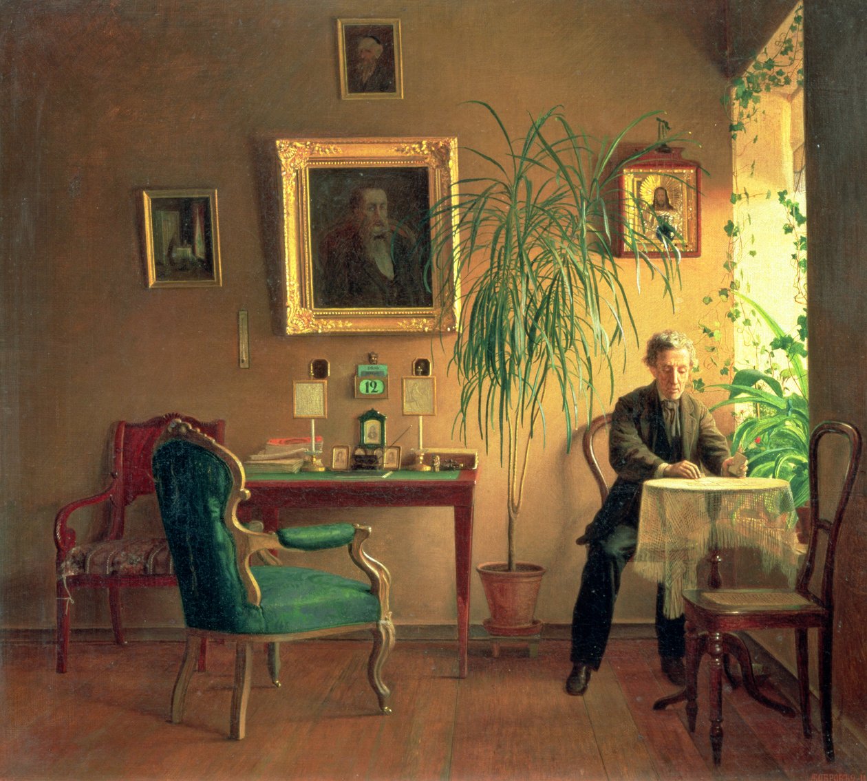 Belső, 1871 alkotó: Aleksei Alekseevich Bobrov