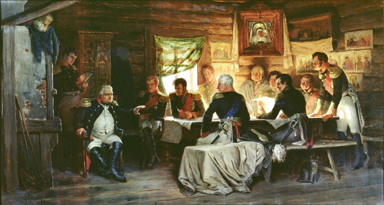 Haditanács Filiben 1812-ben, 1882-ben alkotó: Aleksei Danilovich Kivshenko