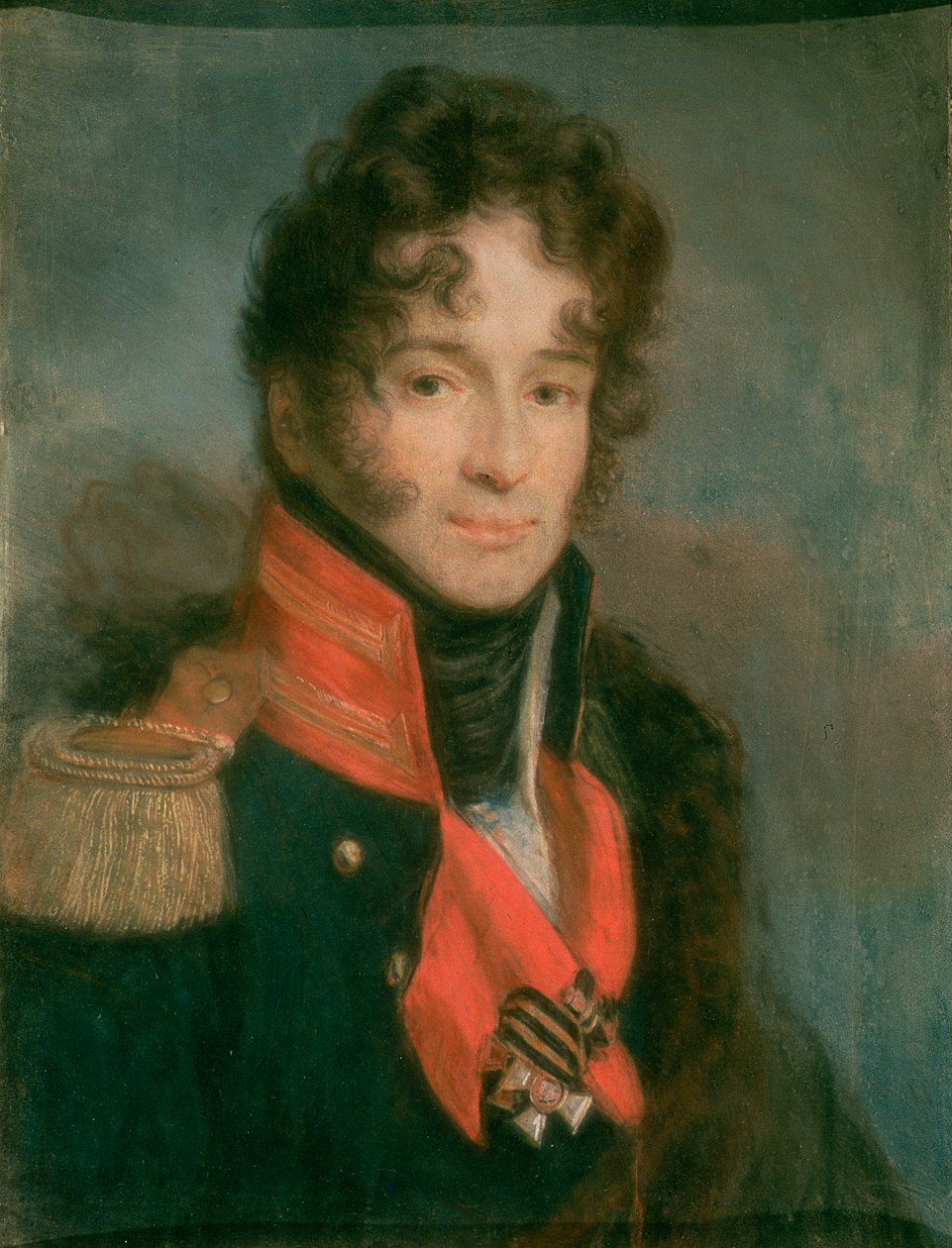 Pjotr Alekszandrovics Csicserin (1778-1845) portréja, 1809-12 (pasztell, pergamen) alkotó: Aleksei Gavrilovich Venetsianov