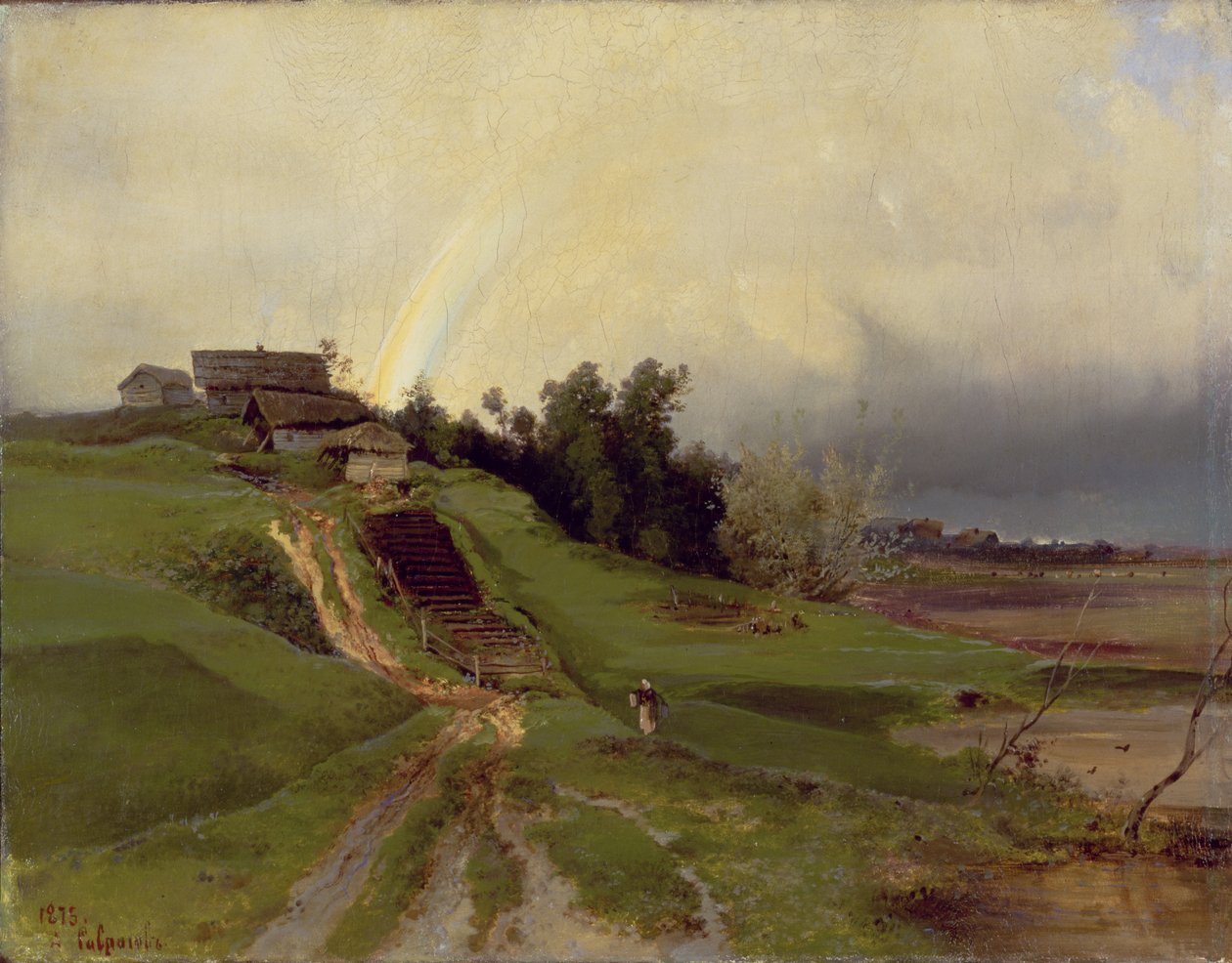 A szivárvány, 1875 alkotó: Alexei Kondratjewitsch Sawrassow