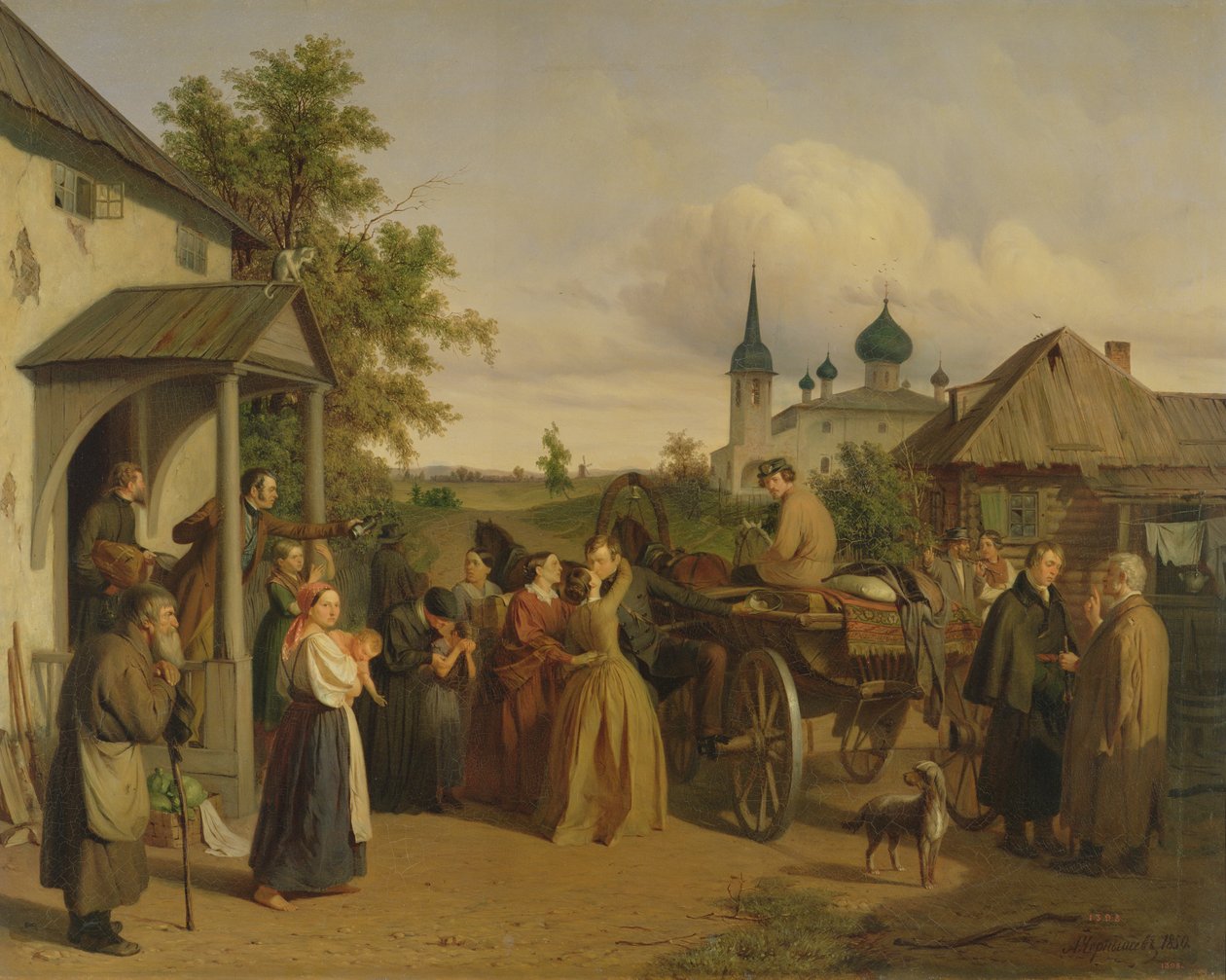 Az indulás, 1850 alkotó: Aleksei Filippovich Chernyshev