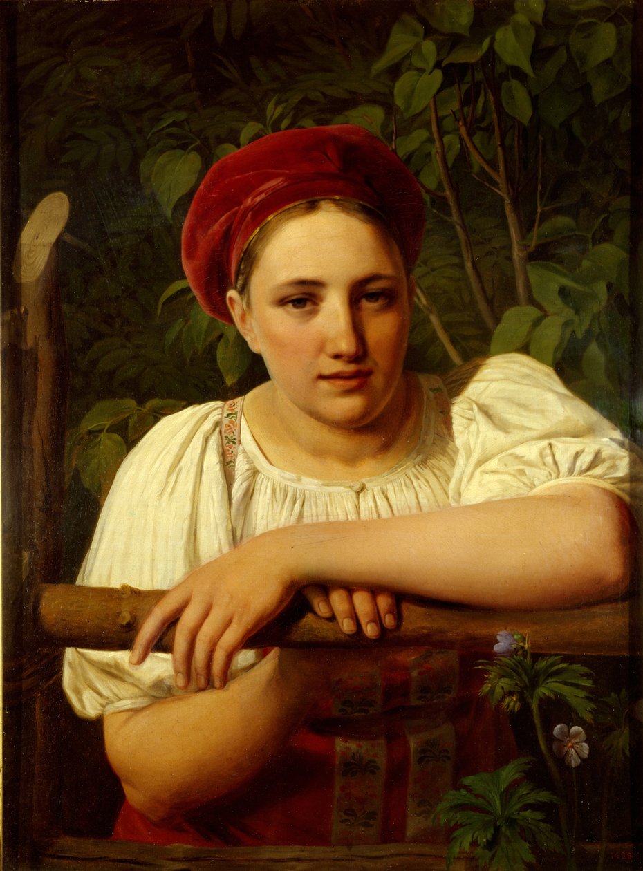 Egy tvervidéki parasztlány, 1840 alkotó: Aleksei Gavrilovich Venetsianov