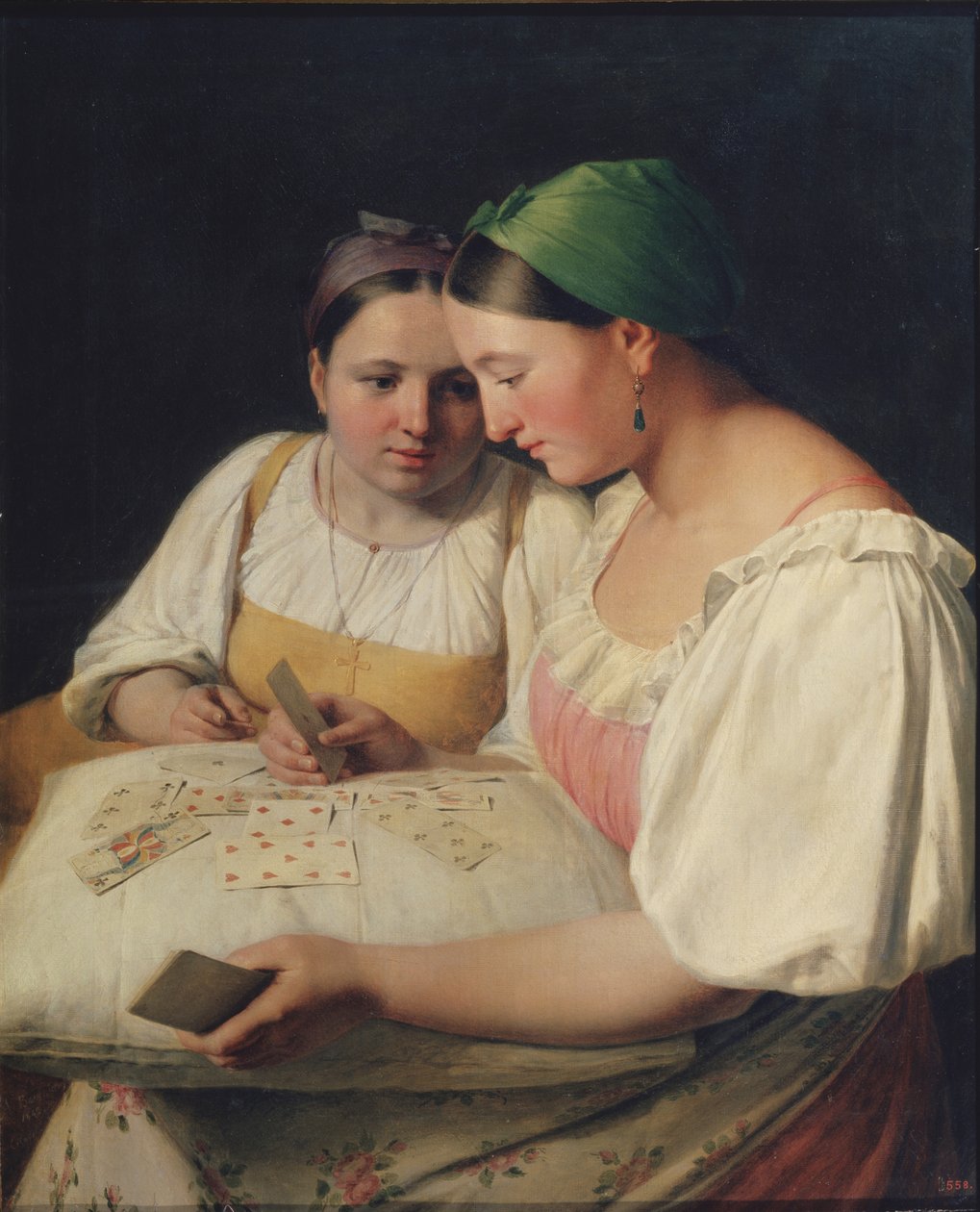 Jóslás, 1842 alkotó: Aleksei Gavrilovich Venetsianov
