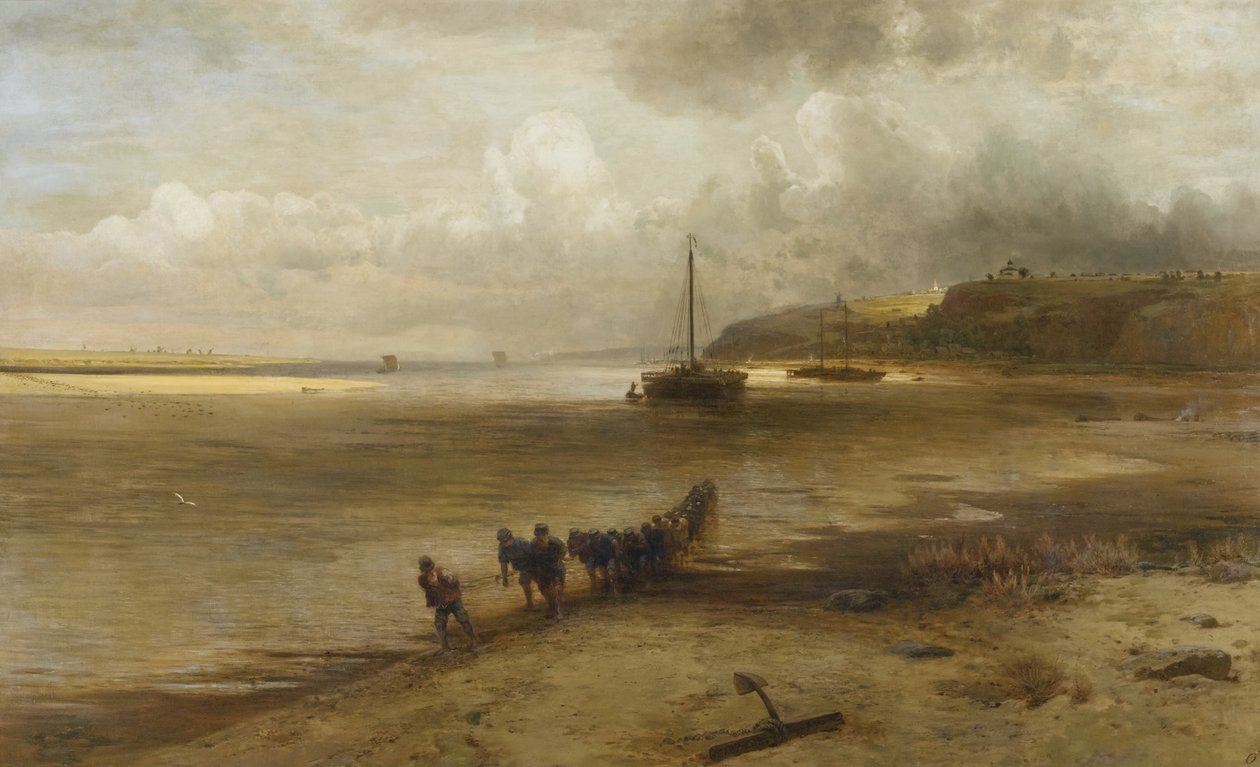 A Volga Jurievets közelében, 1870 alkotó: Alexei Kondratjewitsch Sawrassow
