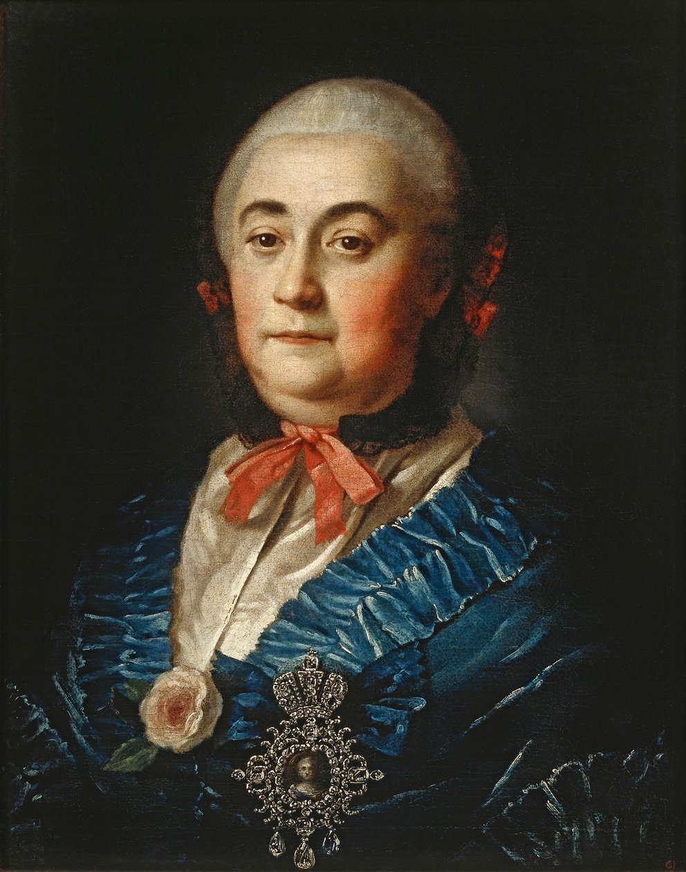 Orosz: "Portrait of A.M.Izmailova" Portrait of A.M.Izmailova alkotó: Aleksey Antropov