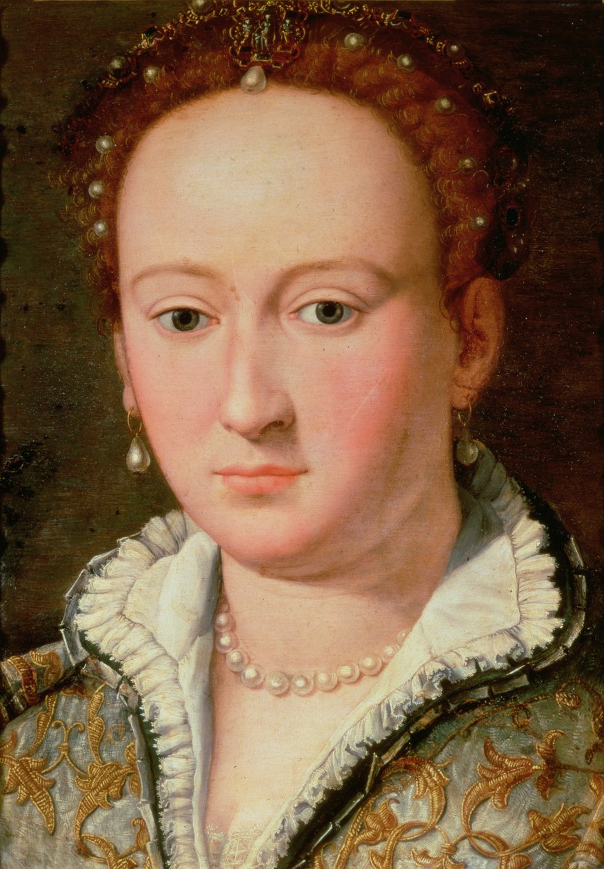 Bianca Cappello portréja, 1580 körül (olaj, réz) alkotó: Alessandro Allori