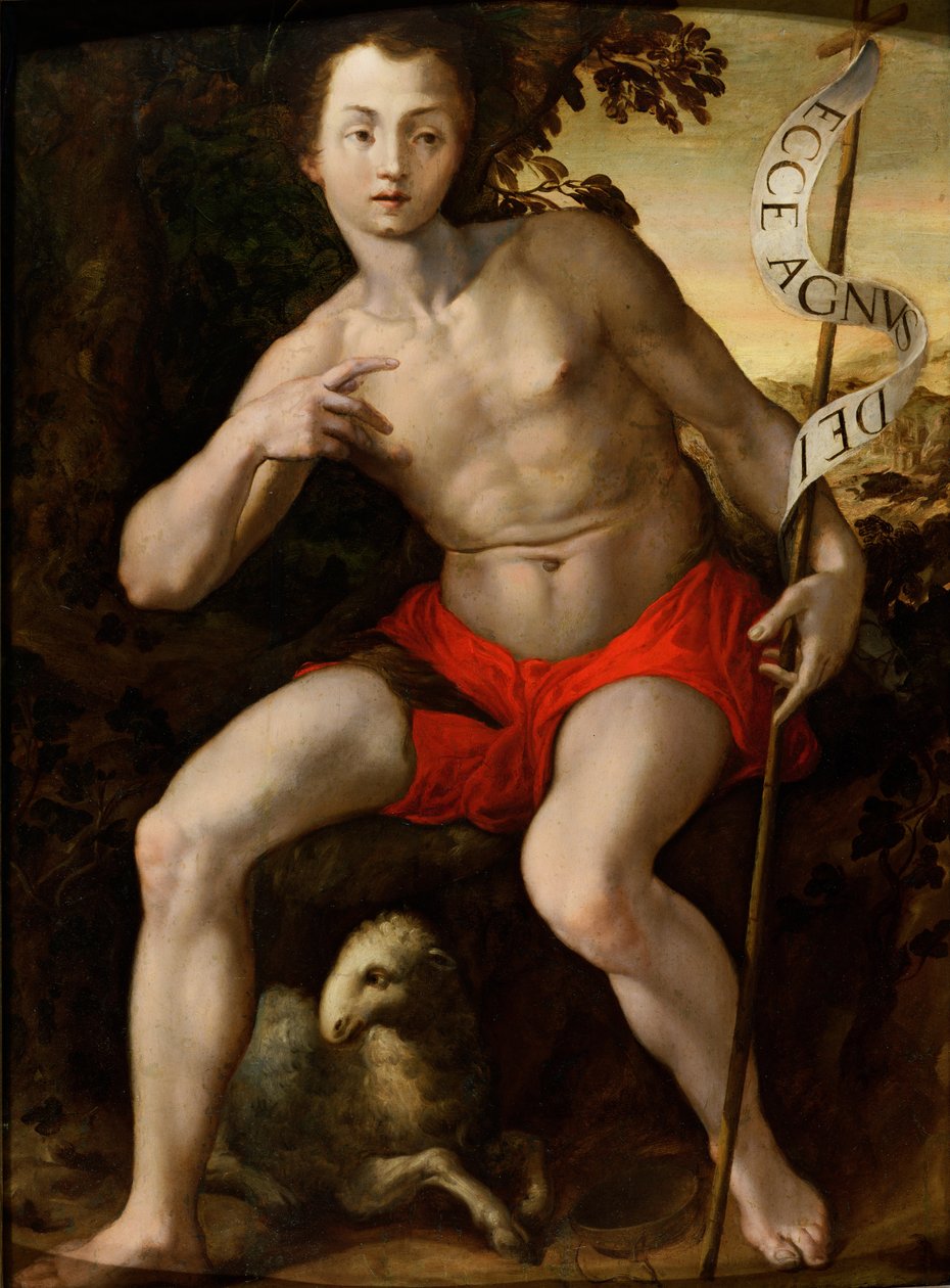 Keresztelő Szent János alkotó: Alessandro Allori