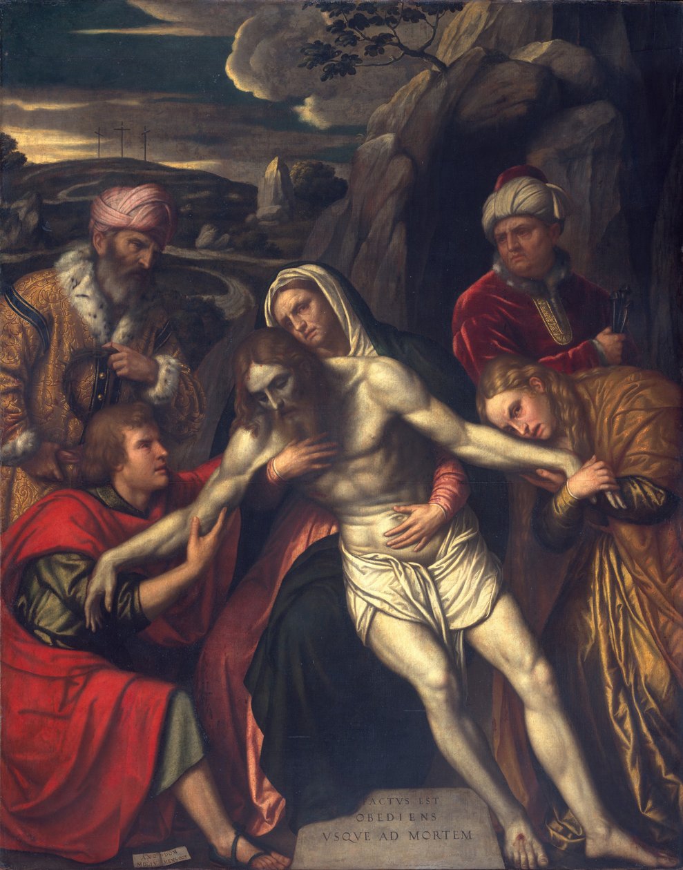 A síremlék, 1554 alkotó: Alessandro Bonvicino Moretto