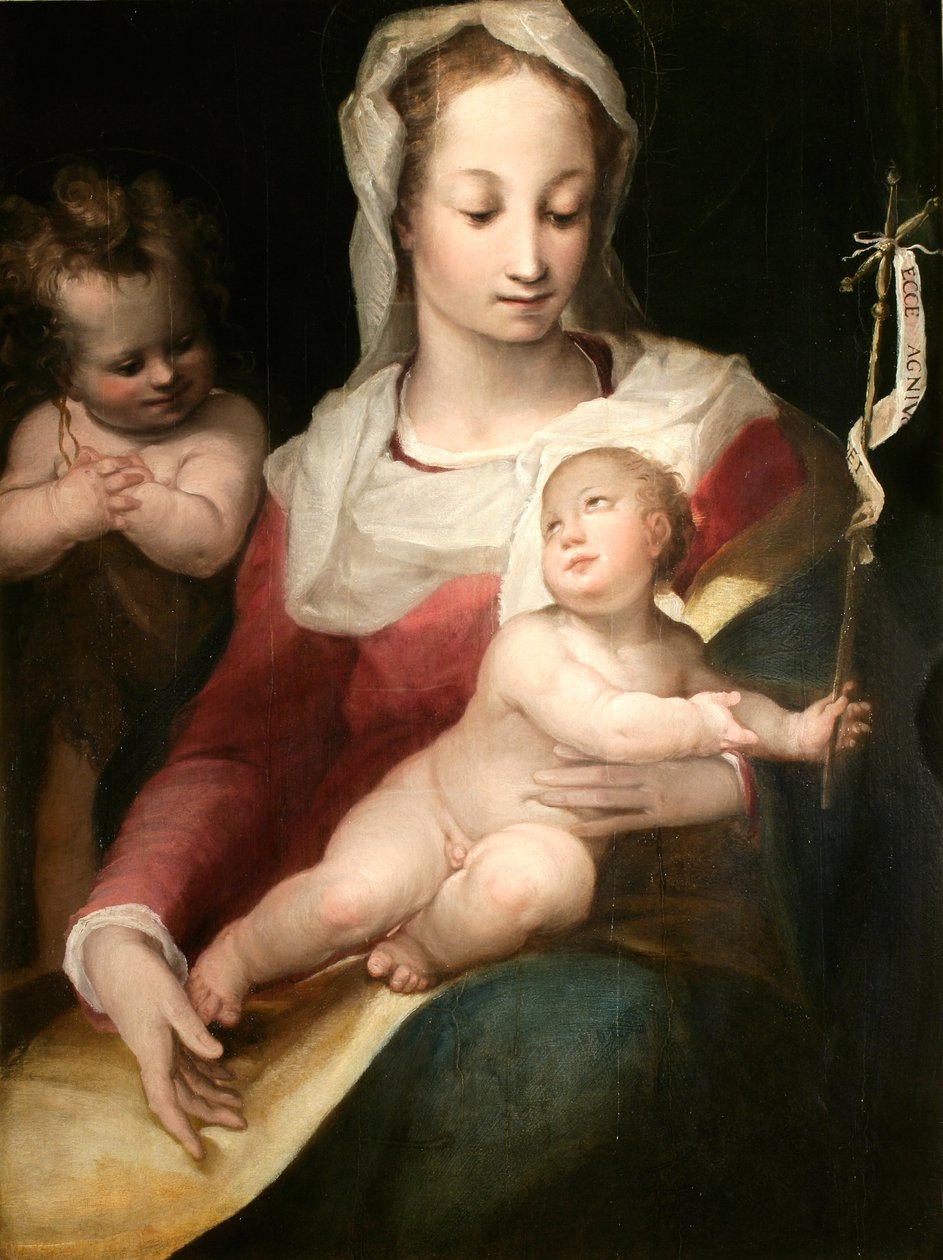Madonna gyermekkel és ifjú Szent Jánossal alkotó: Alessandro Casolani