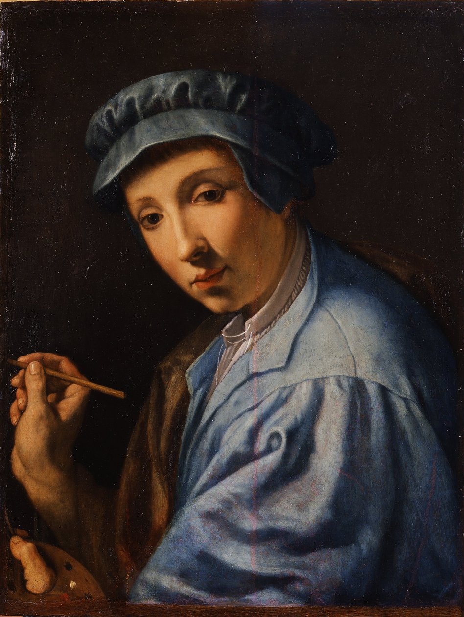 Olaszul:  Autoritratto Önarckép alkotó: Alessandro Allori