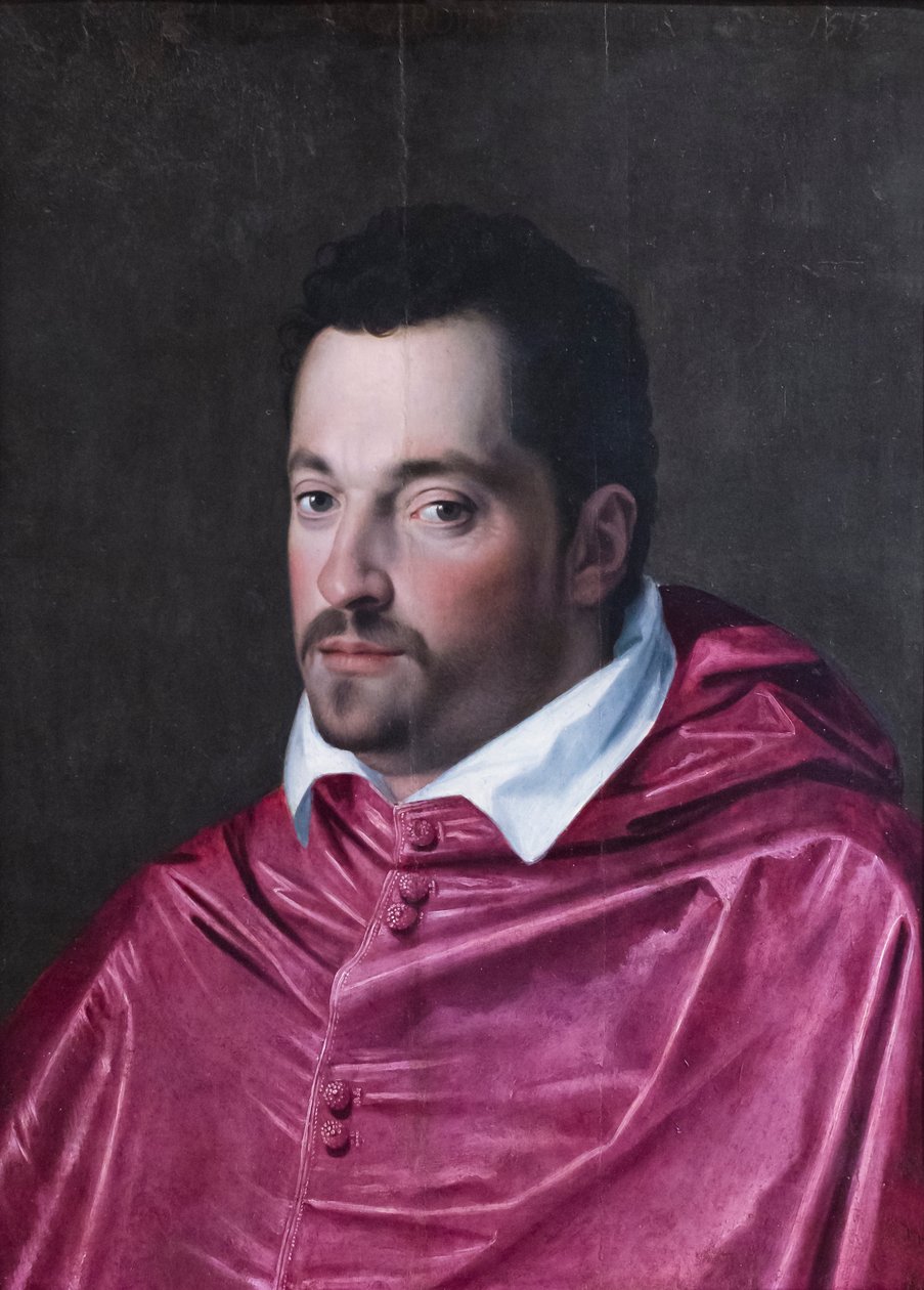 Ferdinando Medici bíboros portréja alkotó: Alessandro Allori