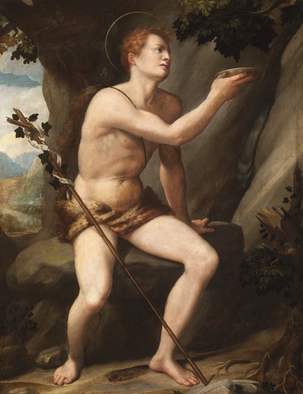 Keresztelő Szent János alkotó: Alessandro Allori