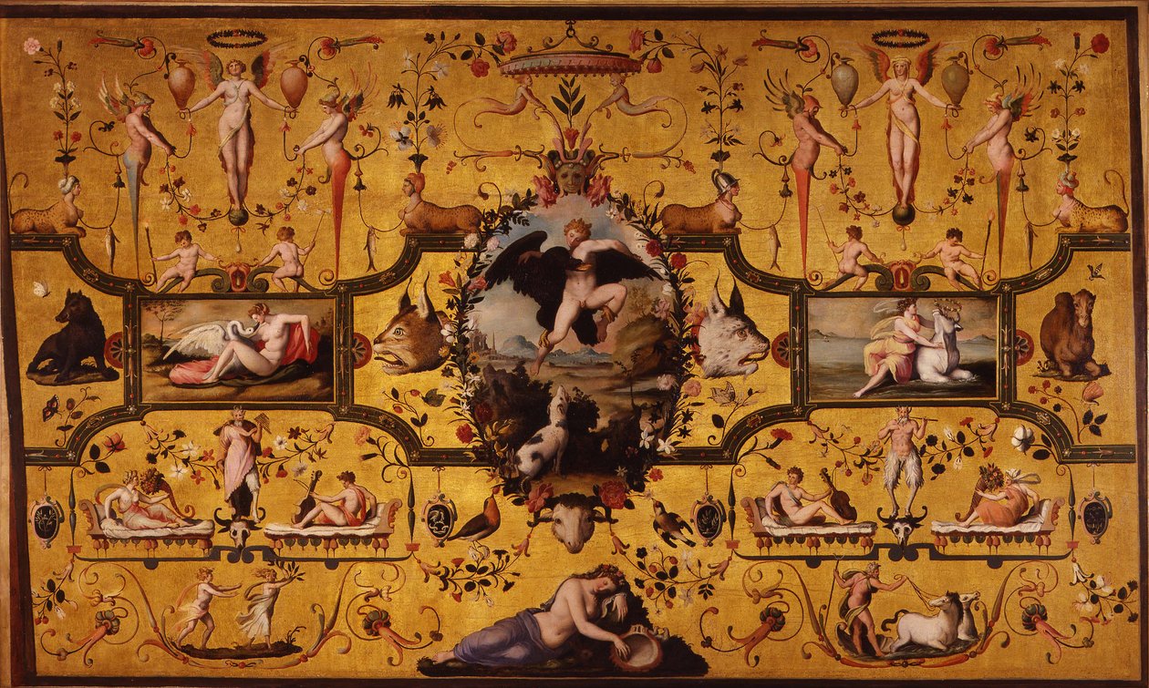 Spalliera Jupiter szerelmeivel, 1572. alkotó: Alessandro Allori
