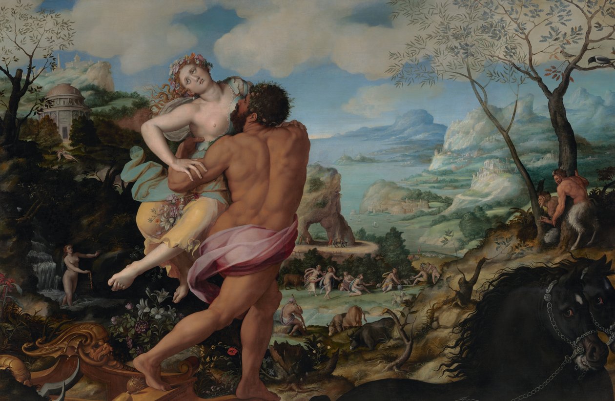 Proserpine elrablása alkotó: Alessandro Allori