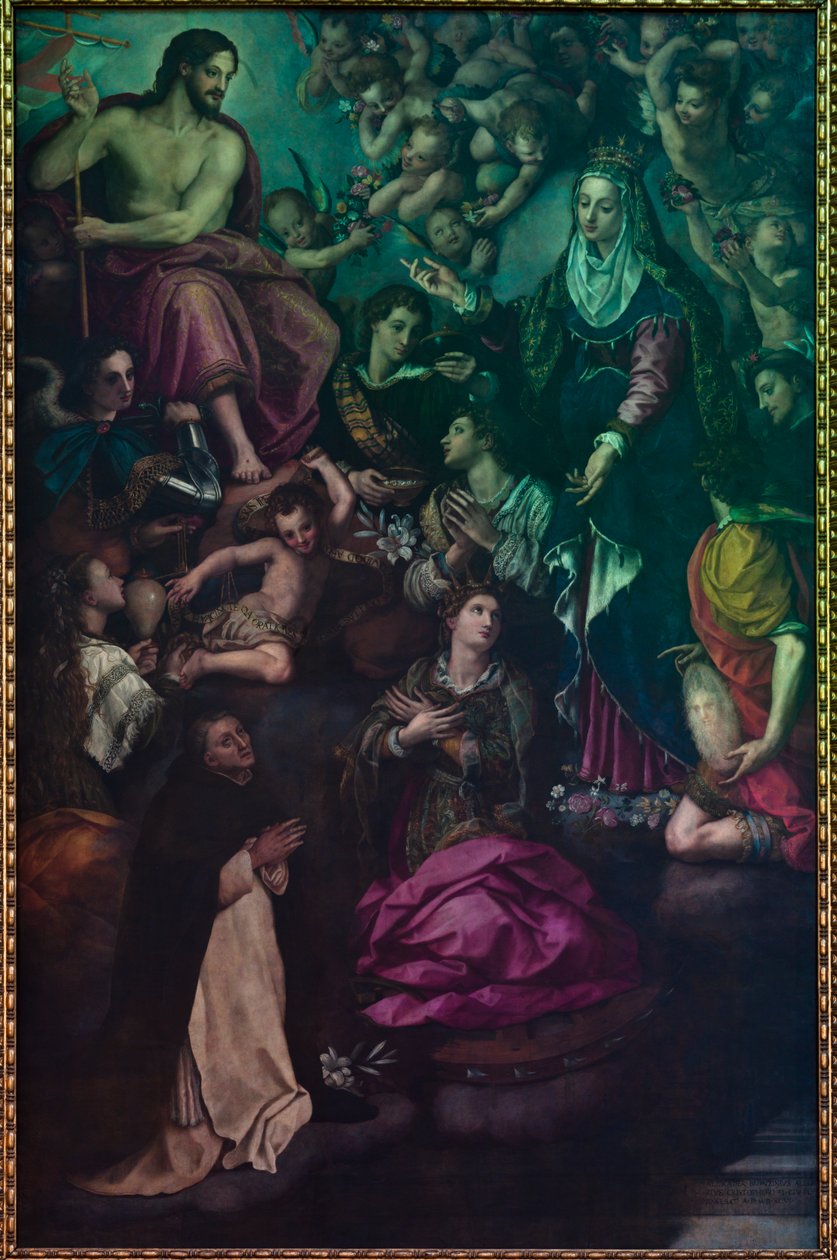 Szent Jácint látomása alkotó: Alessandro Allori
