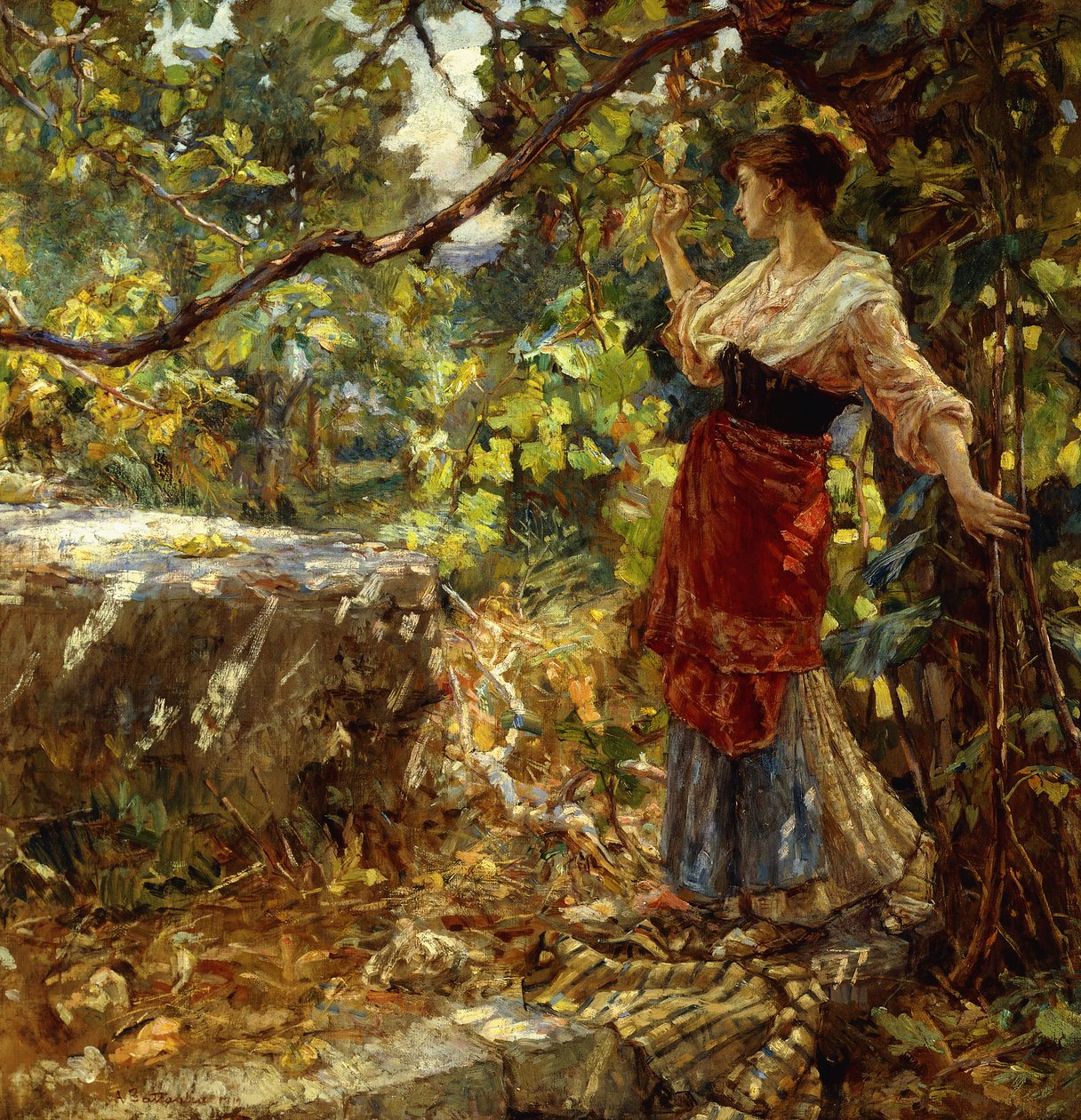 Távoli gondolatok, 1919 alkotó: Alessandro Battaglia