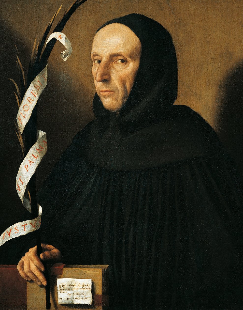 Gerolamo Savonarola portréja (Ferrara alkotó: Alessandro Bonvicino Moretto