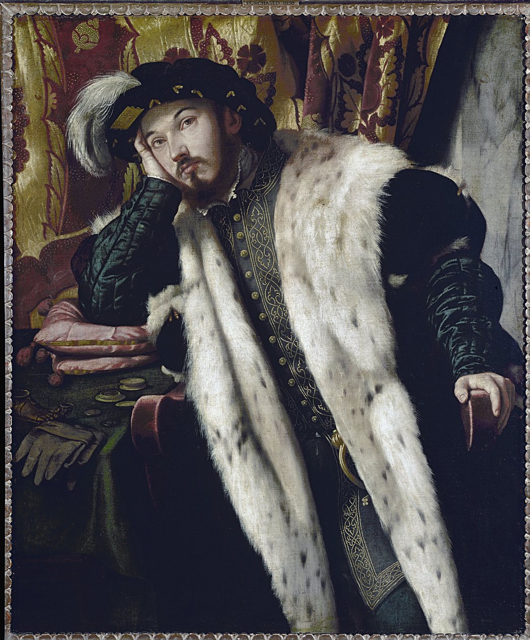 Cesareso gróf portréja (olaj, vászon alkotó: Alessandro Bonvicino Moretto