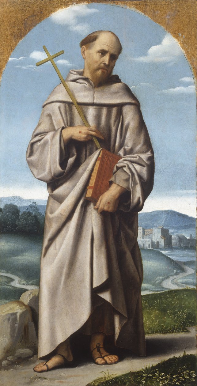 Szent Ferenc, 1529 körül (olaj, vászon) alkotó: Alessandro Bonvicino Moretto