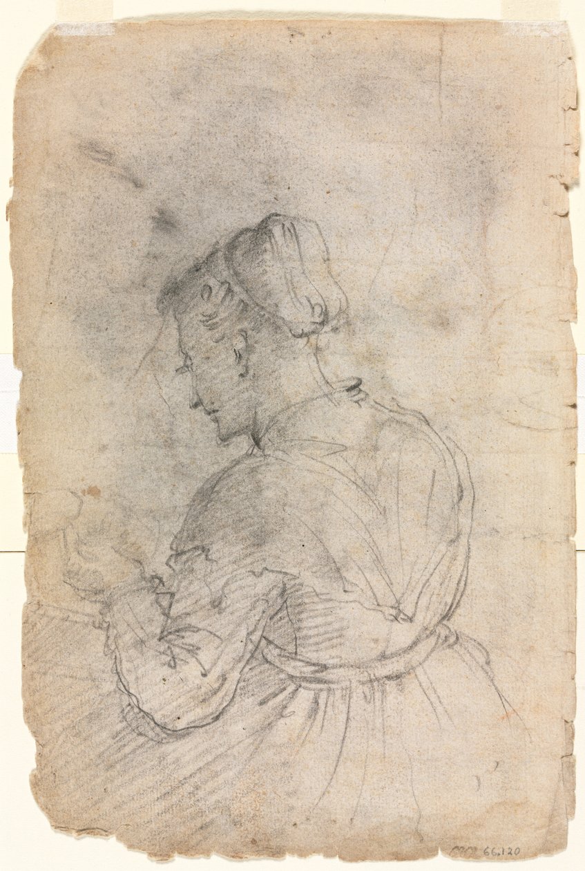 Konyhaslány, 1500-as évek második fele. alkotó: Alessandro Casolani