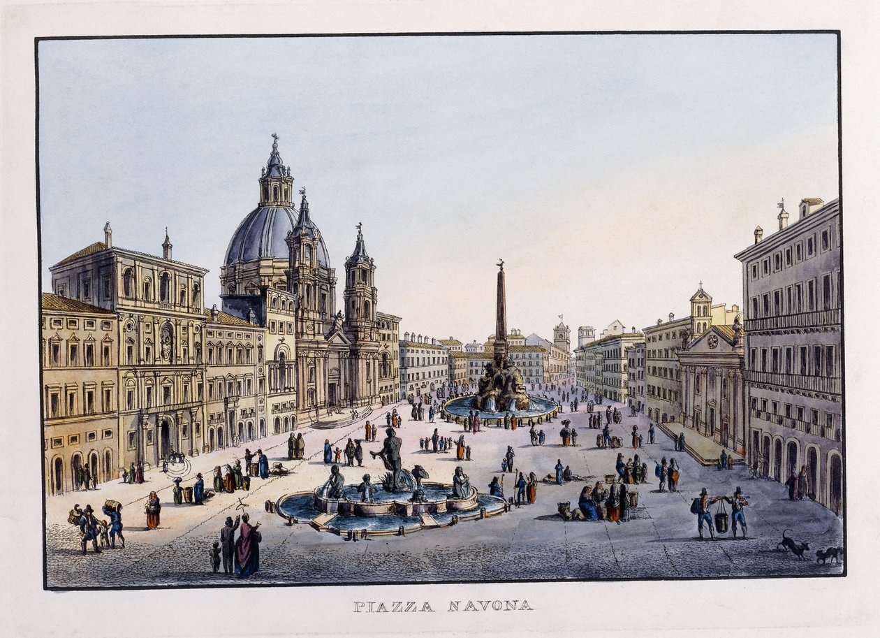 Piazza Navona alkotó: Alessandro Depoletti