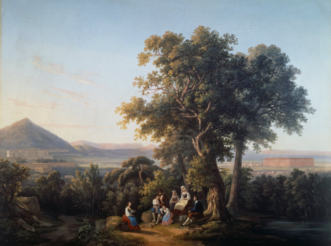 The Caserta plain alkotó: Alessandro Fergola
