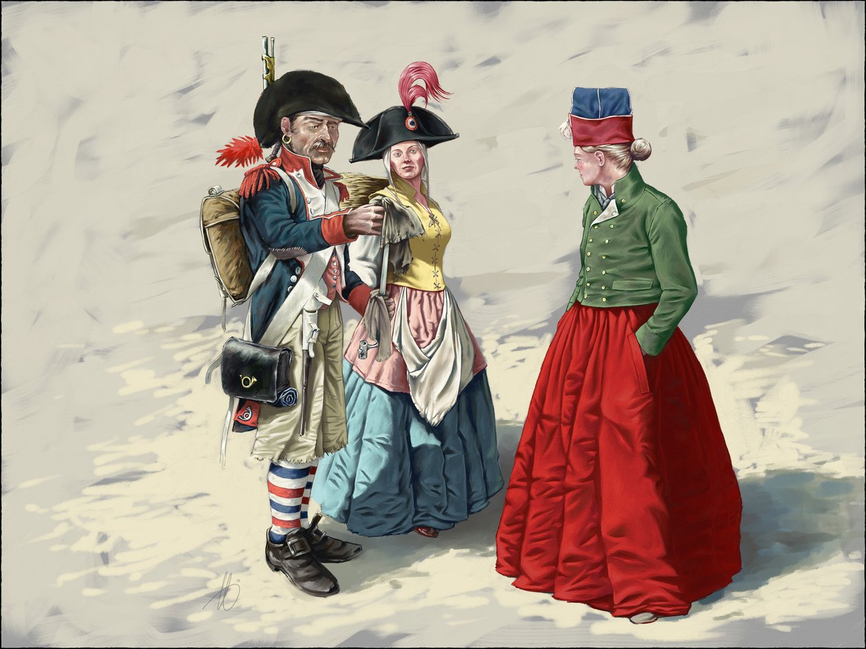 Fantassine és vivandieres de revolutionnaires, 2024 alkotó: Alessandro Lonati