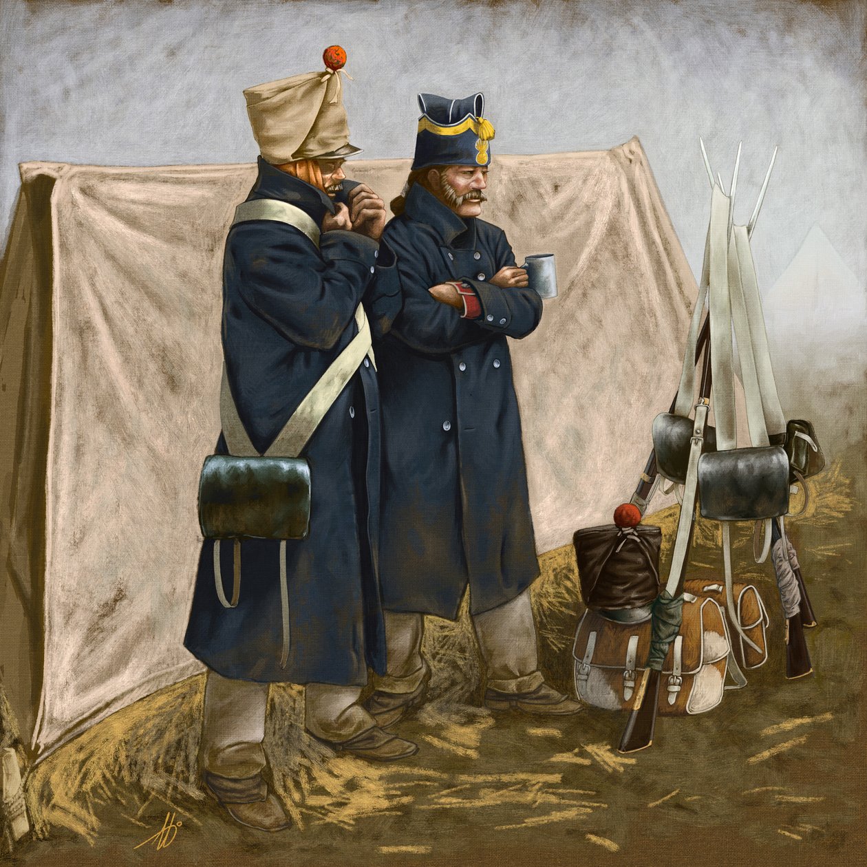 Francia téli bivak, First Empire, 2018 alkotó: Alessandro Lonati