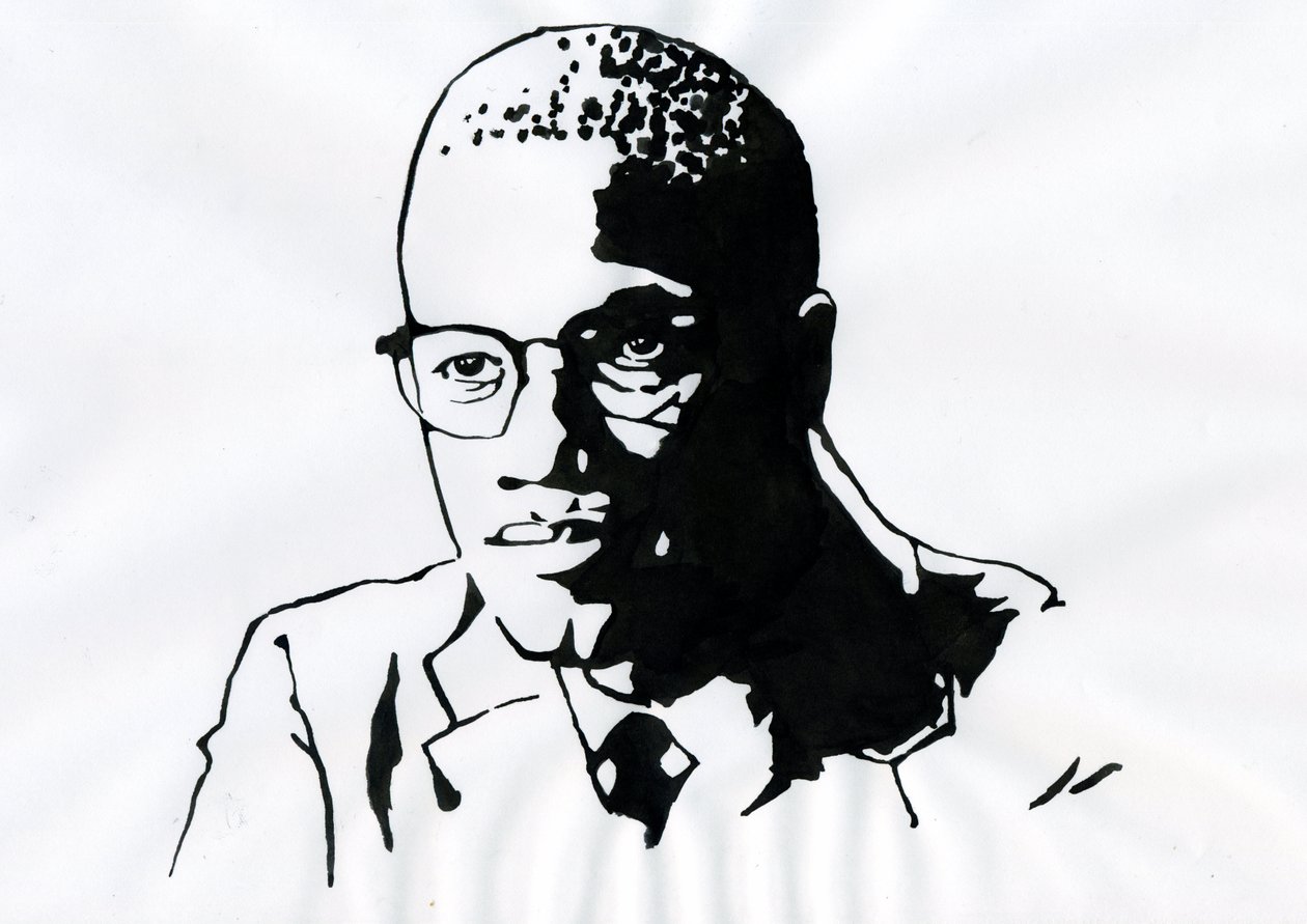 Malcolm X (1925-1965) afro-amerikai aktivista alkotó: Alessandro Lonati