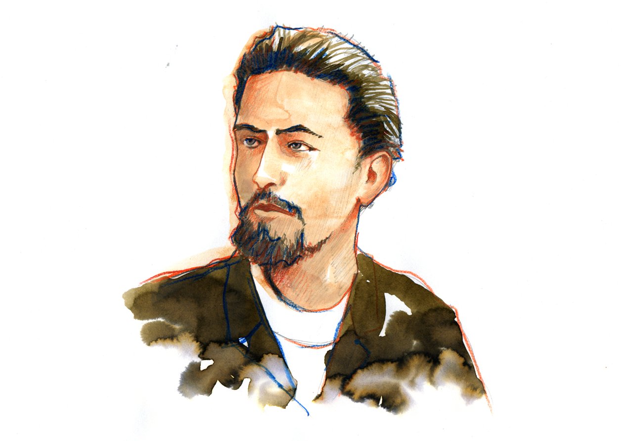 Anton Csekov portréja (Csehov vagy Csehov alkotó: Alessandro Lonati
