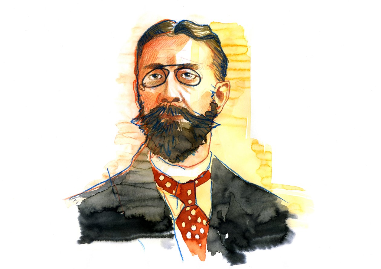 Max Weber (1864-1920) német közgazdász és szociológus portréja (Max Weber német szociológus, filozófus, jogász és politikai közgazdász portréja) alkotó: Alessandro Lonati