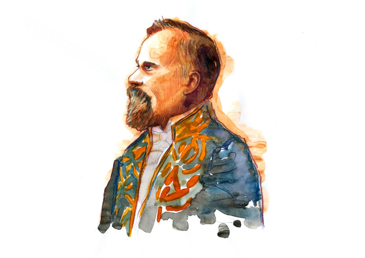 Raymond Poincare (1860-1934) portréja 1914 körül a Becsületrend jelmezében (Raymond Poincare francia államférfi portréja, kb. 1914) alkotó: Alessandro Lonati
