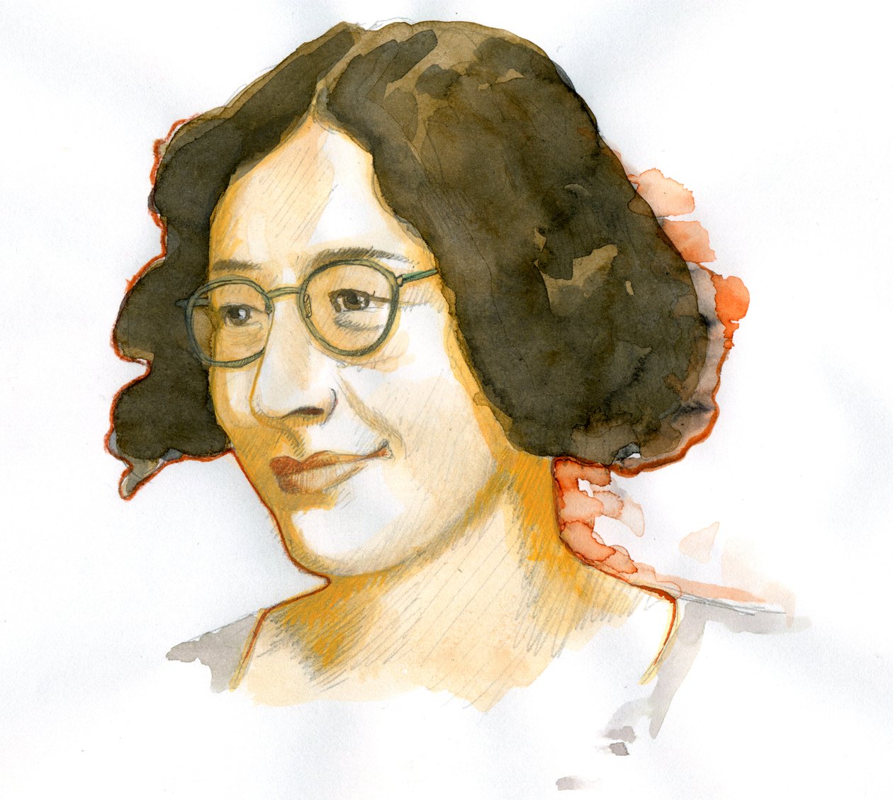 Simone Weil (1909-1943) francia filozófus portréja alkotó: Alessandro Lonati