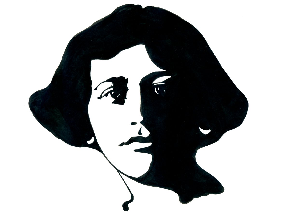 Simone Weil (1909-1943) francia filozófus portréja alkotó: Alessandro Lonati