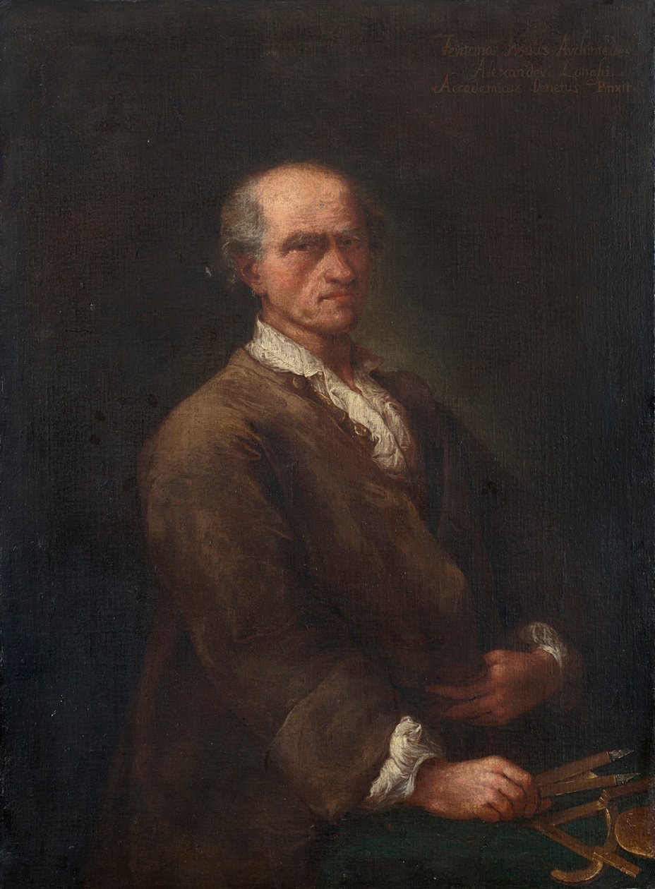 Bartolomeo Ferracina portréja 1692-1777, 1770 körül. alkotó: Alessandro Longhi