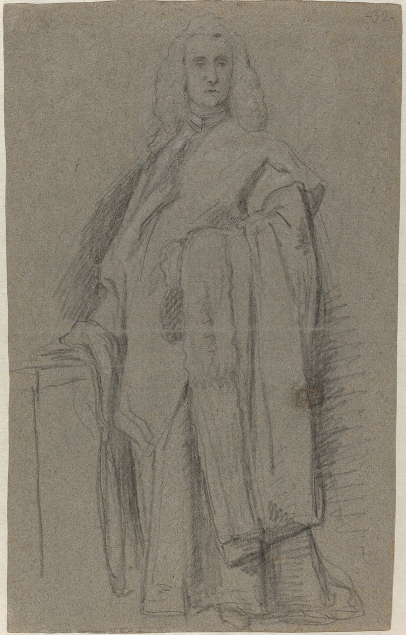 San Marco velencei ügyésze [recto] alkotó: Alessandro Longhi or Pietro Longhi