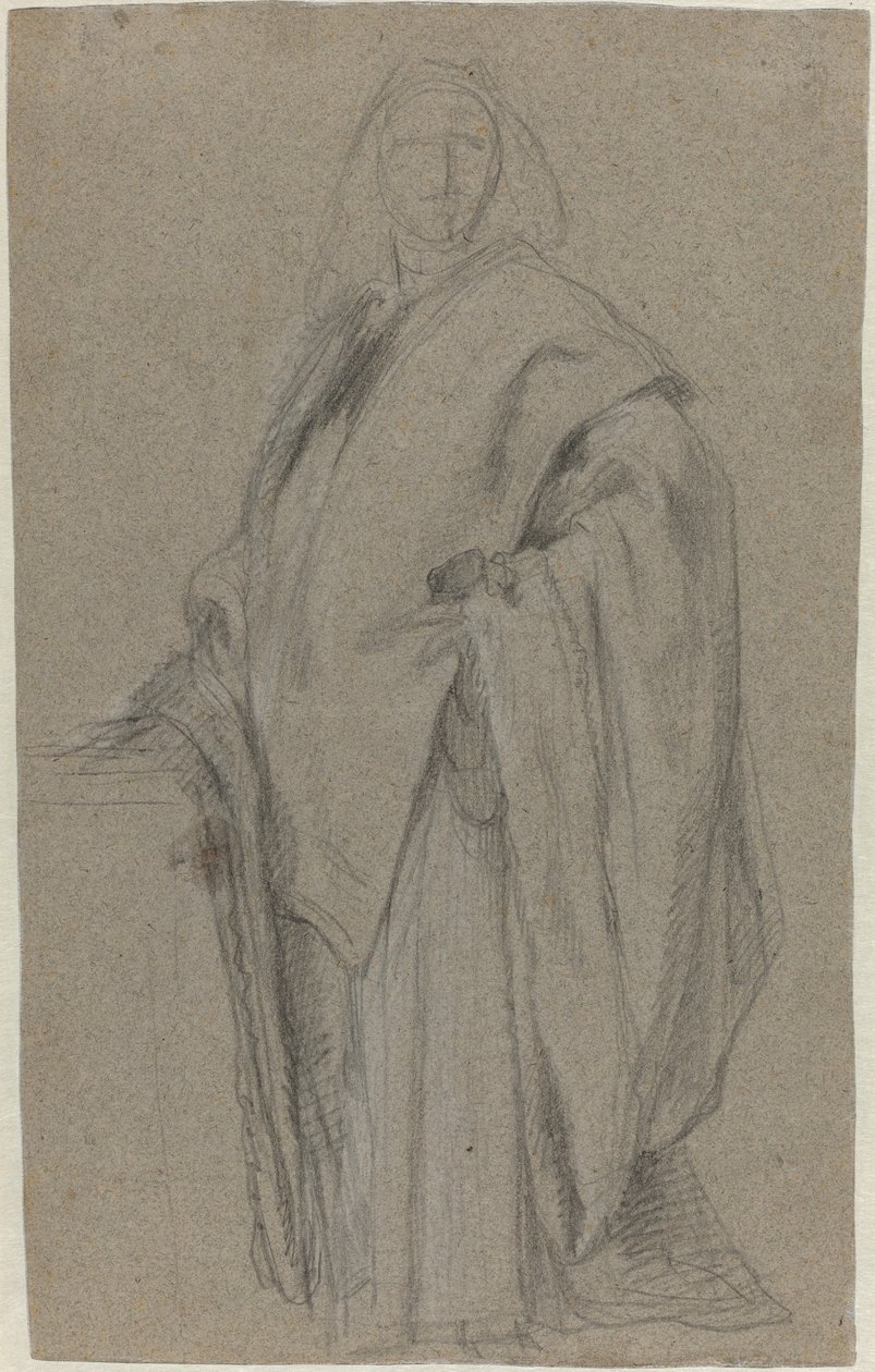 Egy ügyész portréja [verso] alkotó: Alessandro Longhi or Pietro Longhi